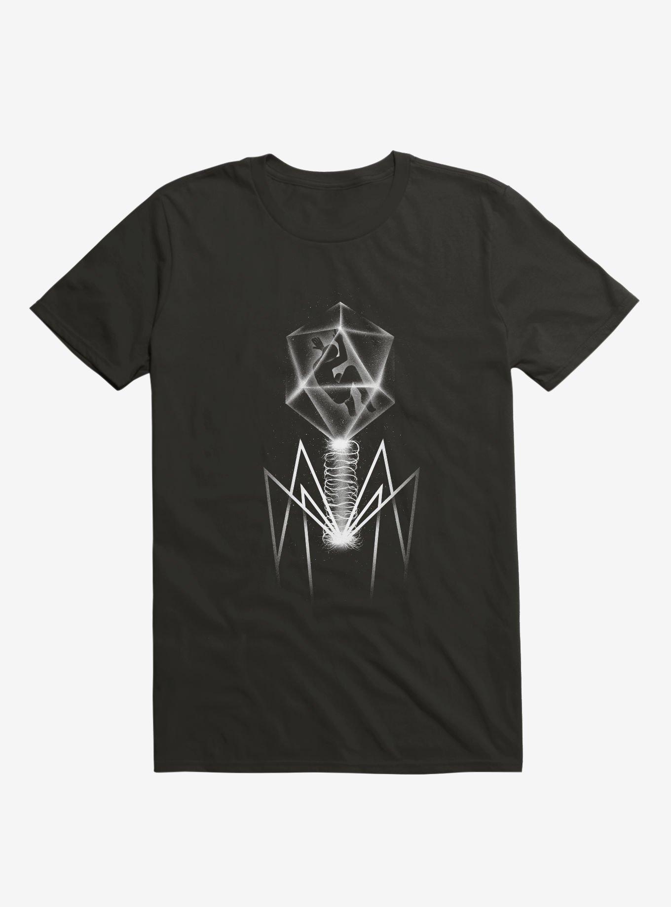 Bacteriophage T-Shirt, BLACK, hi-res