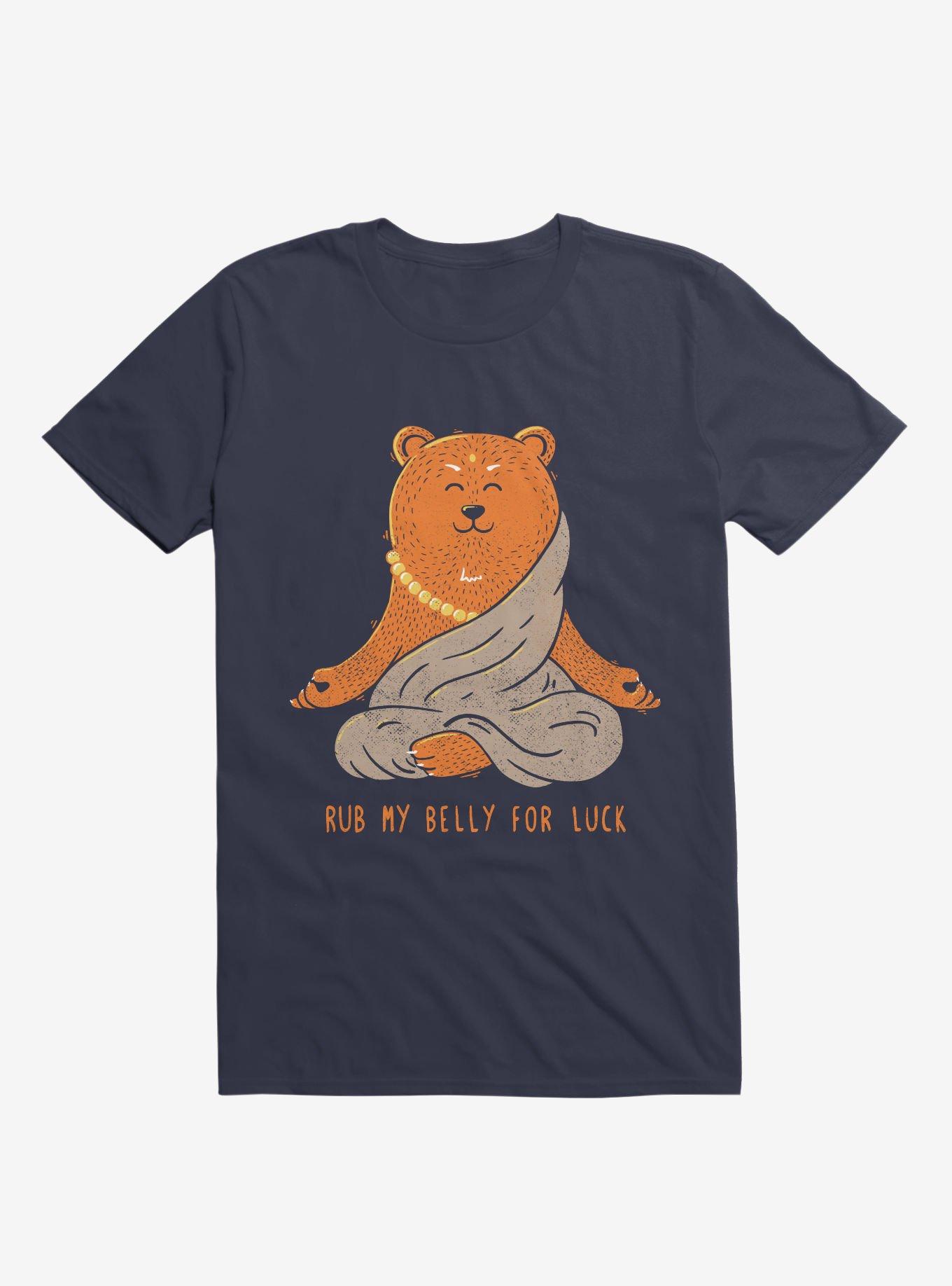 Buddha Bear T-Shirt, NAVY, hi-res