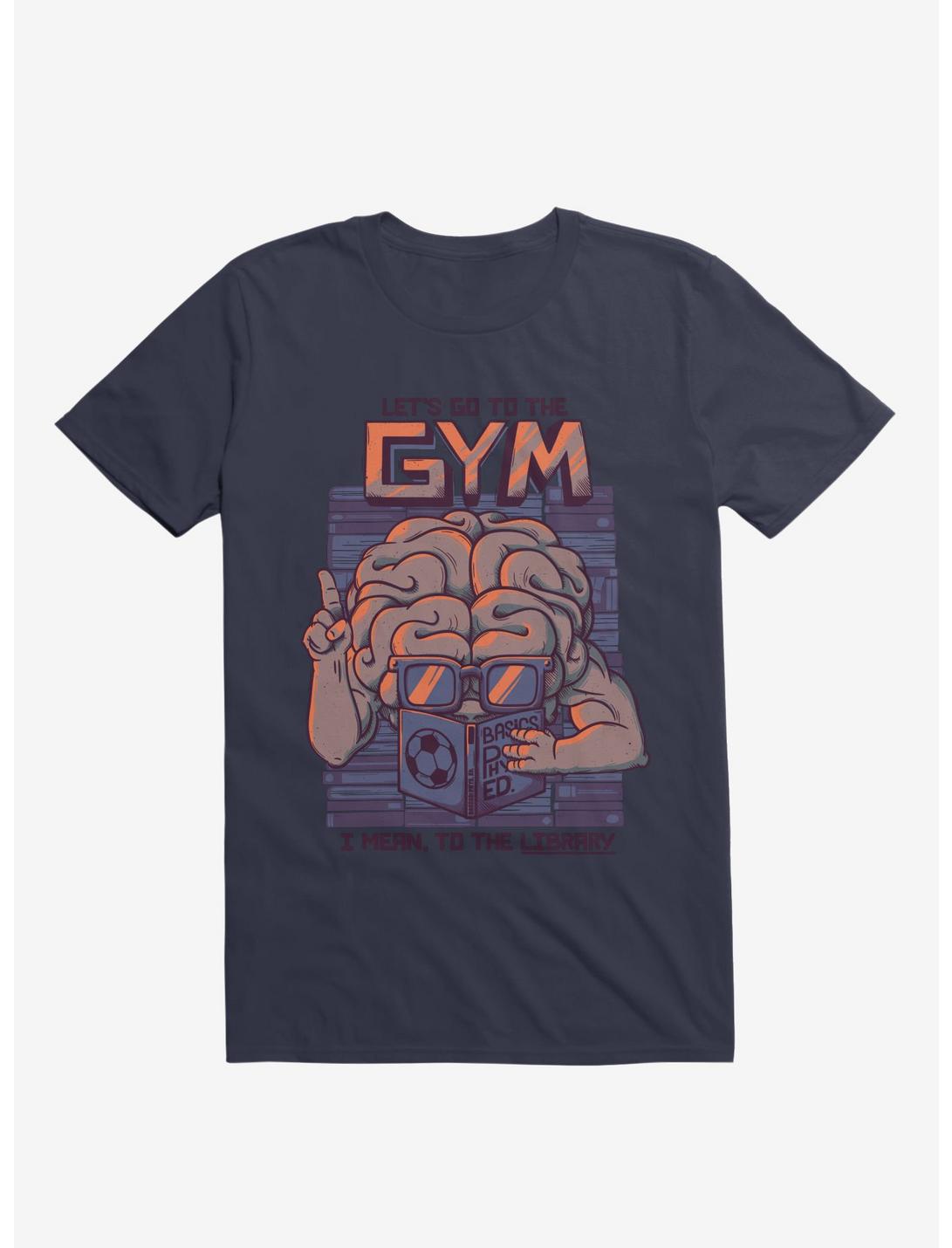 Let's Go To The Gym T-Shirt, NAVY, hi-res