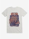 Let's Go To The Gym T-Shirt, WHITE, hi-res