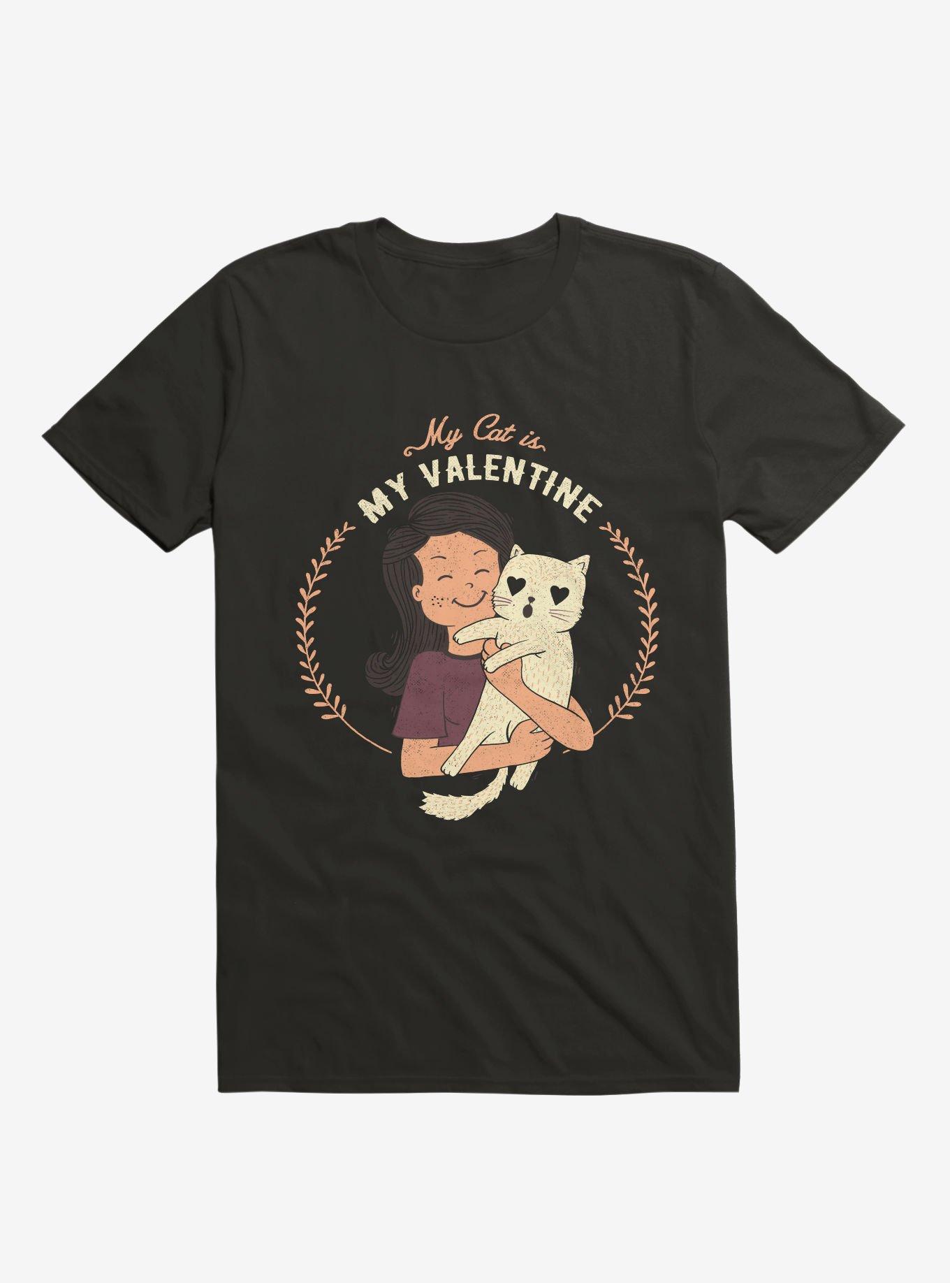 My Cat Is My Valentine T-Shirt, , hi-res