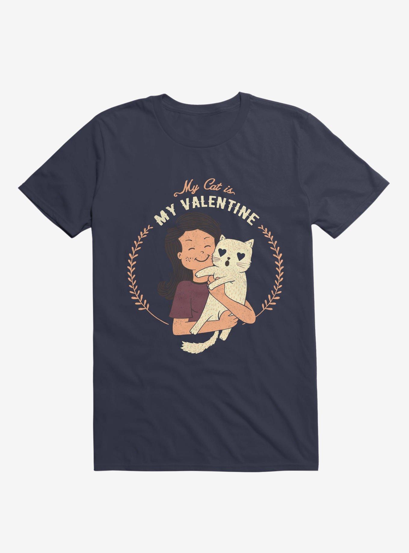 My Cat Is My Valentine T-Shirt, , hi-res