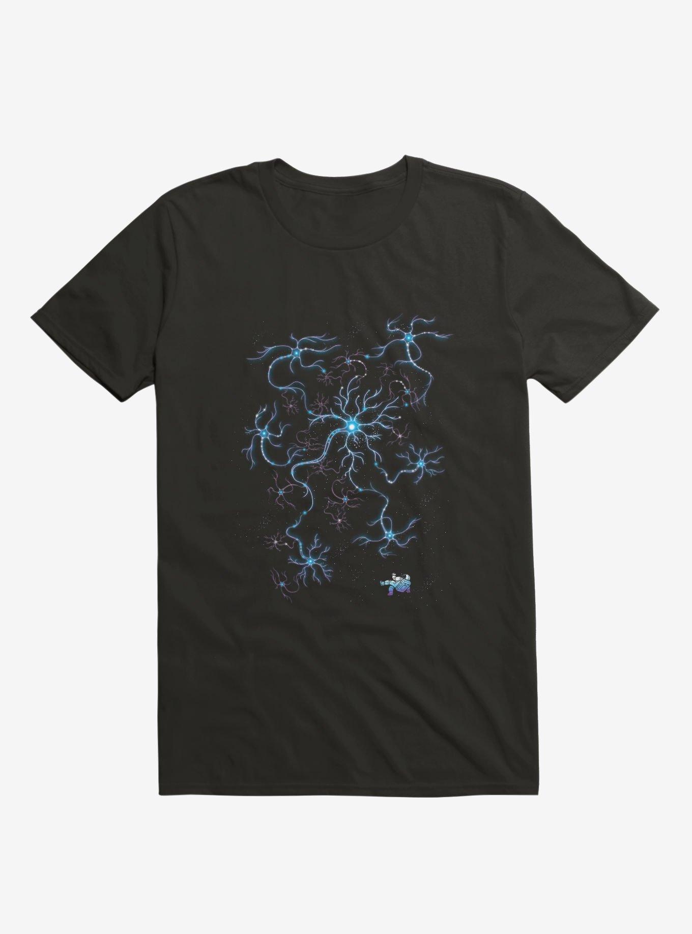 Neuron Galaxy T-Shirt, BLACK, hi-res