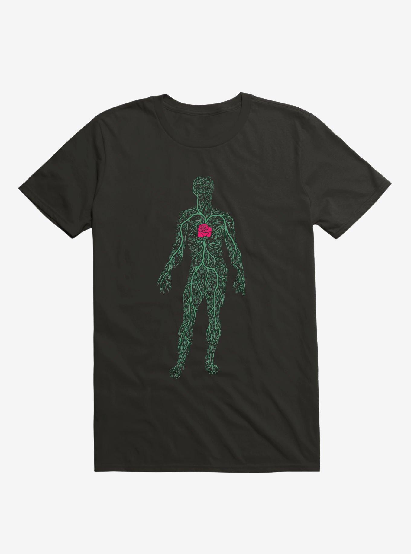 Spring Heart T-Shirt, BLACK, hi-res