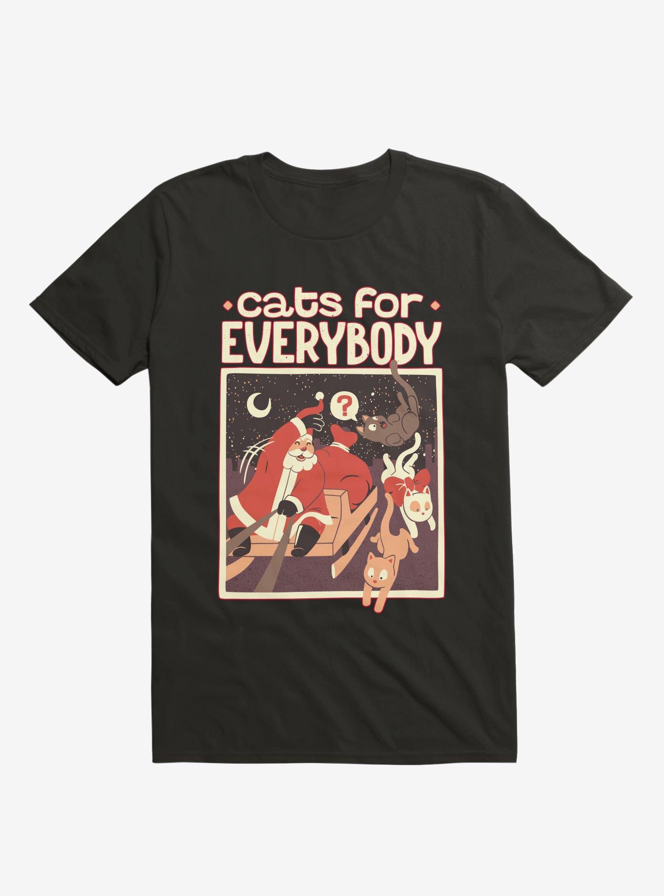 Cats For Everybody T-Shirt, BLACK, hi-res