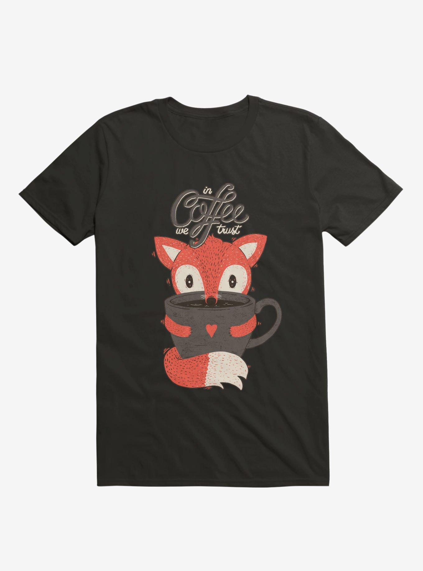 In Coffee We Trust T-Shirt, BLACK, hi-res