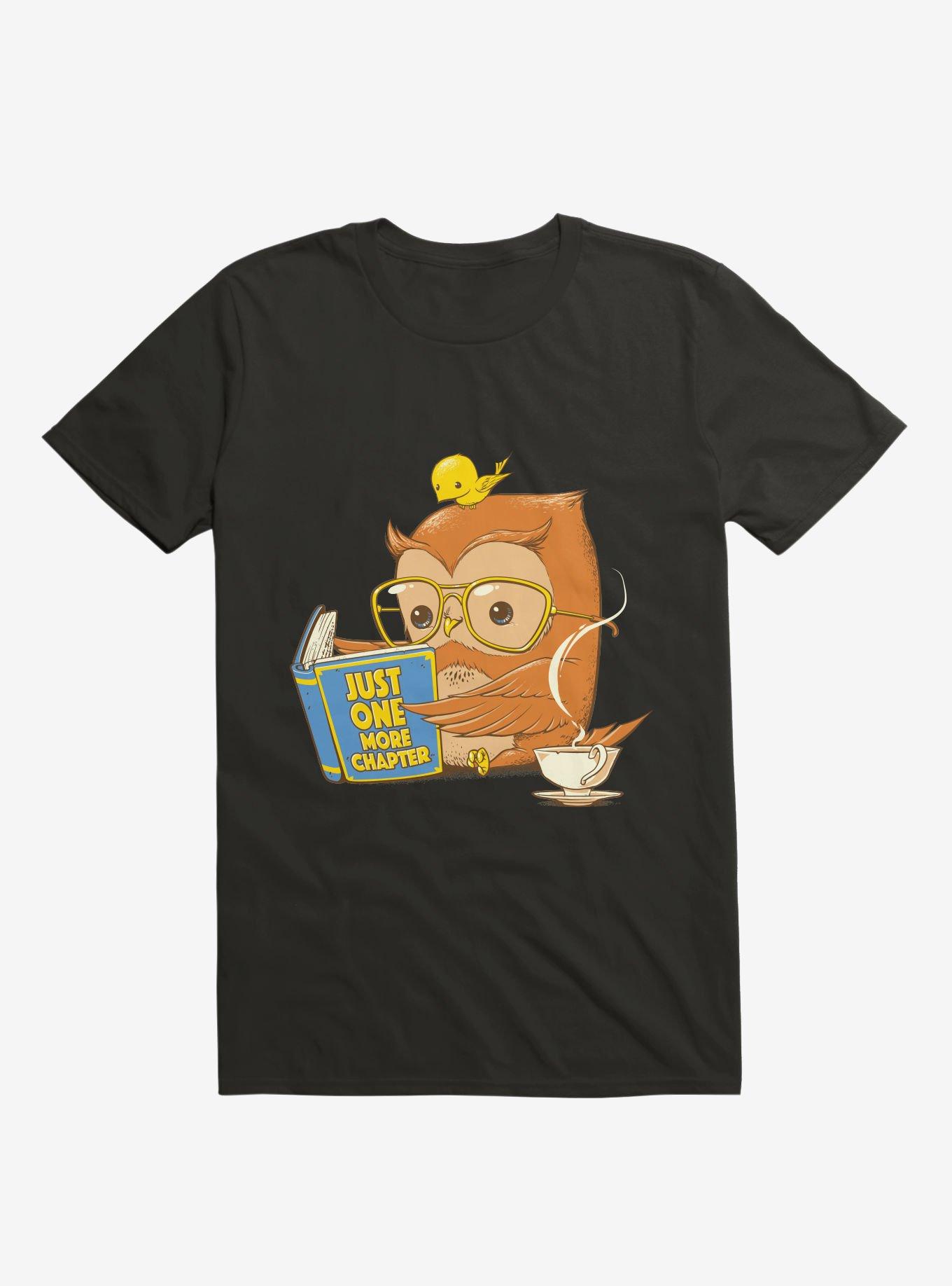 Just One More Chapter T-Shirt, BLACK, hi-res