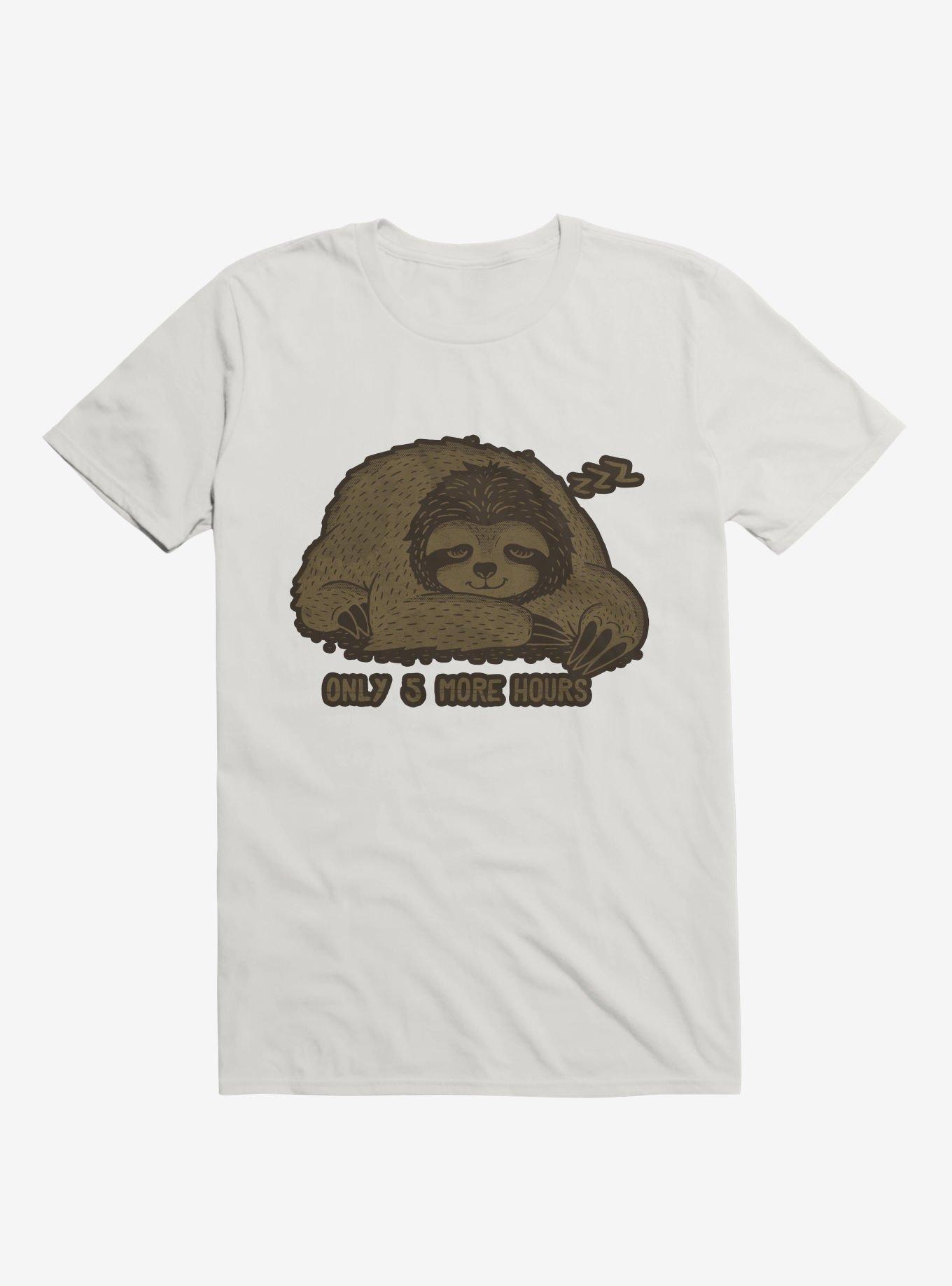 Only 5 Hours More T-Shirt, WHITE, hi-res