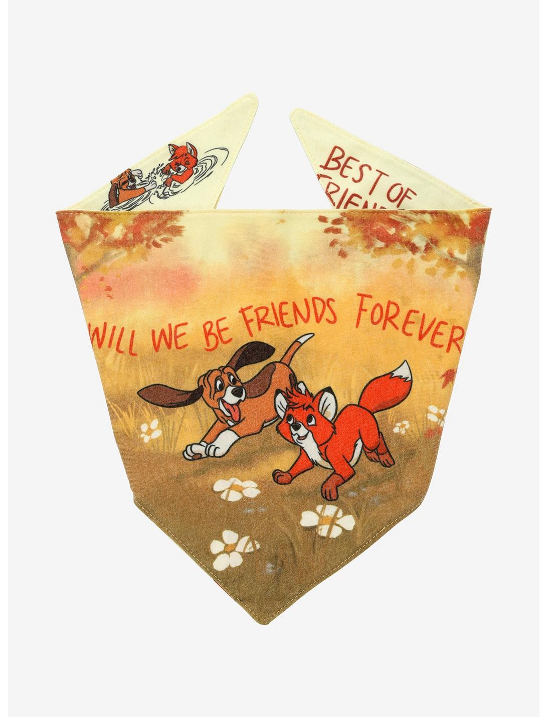 Disney The Fox and the Hound Best of Friends Pet Bandana - BoxLunch Exclusive, MULTI, hi-res