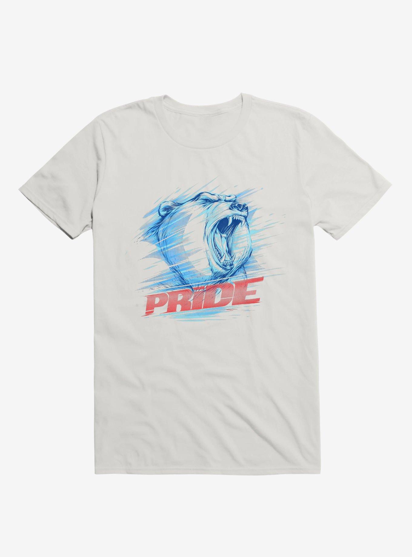 Bear Pride T-Shirt, WHITE, hi-res