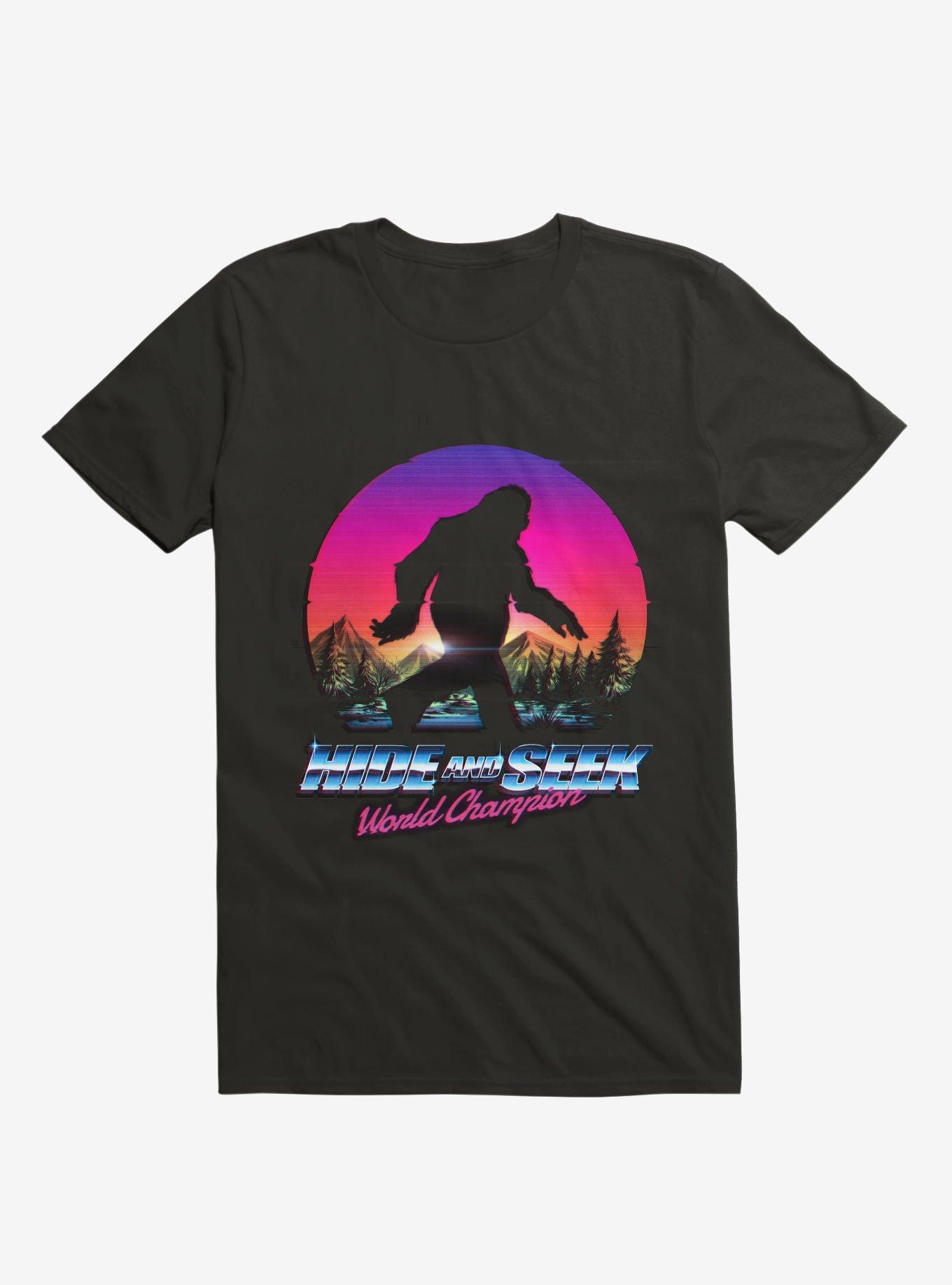 Hide And Seek World Champion Bigfoot Is Real T-Shirt, , hi-res