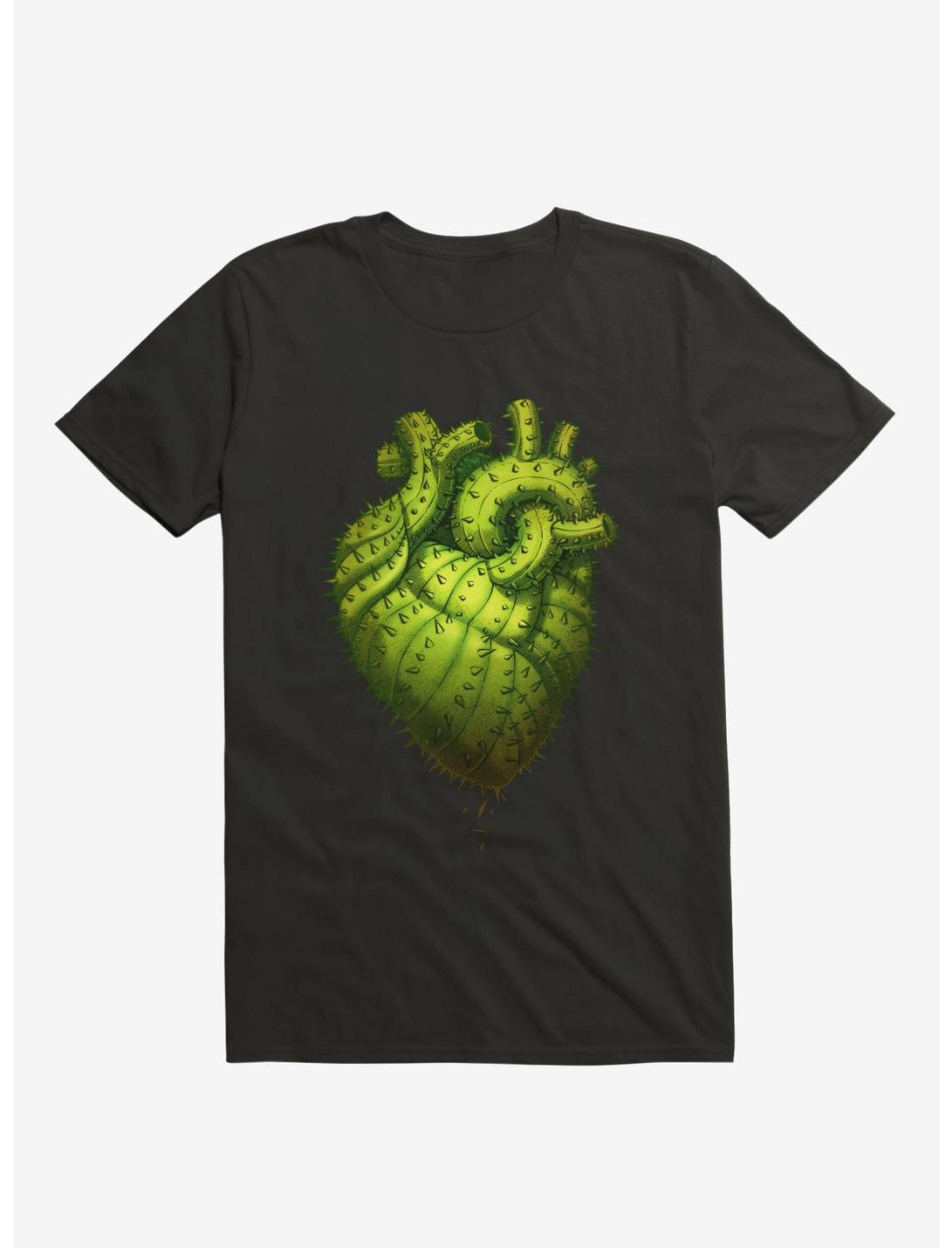 Cactus Heart T-Shirt, BLACK, hi-res