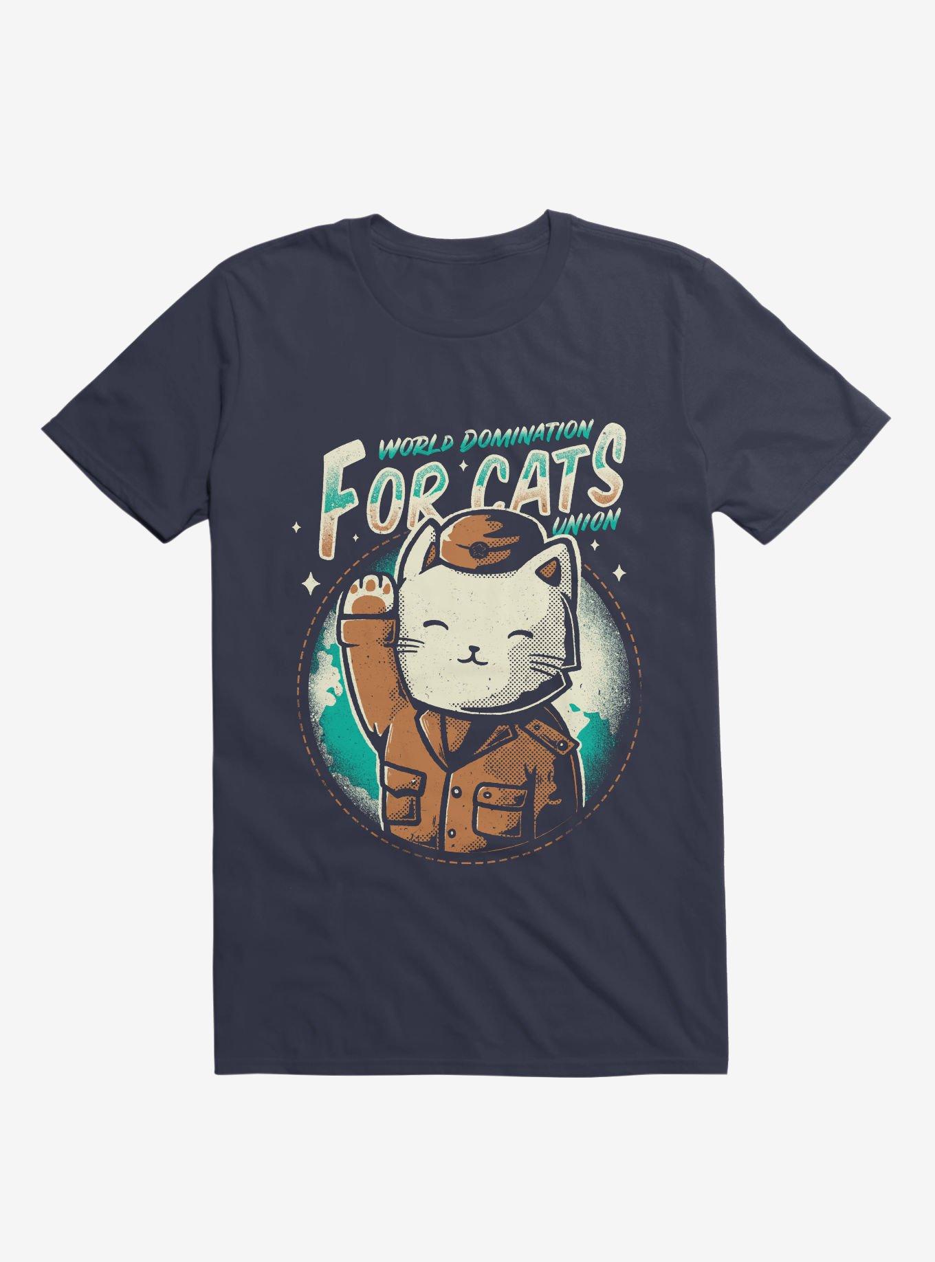 World Domination For Cats Union T-Shirt, , hi-res