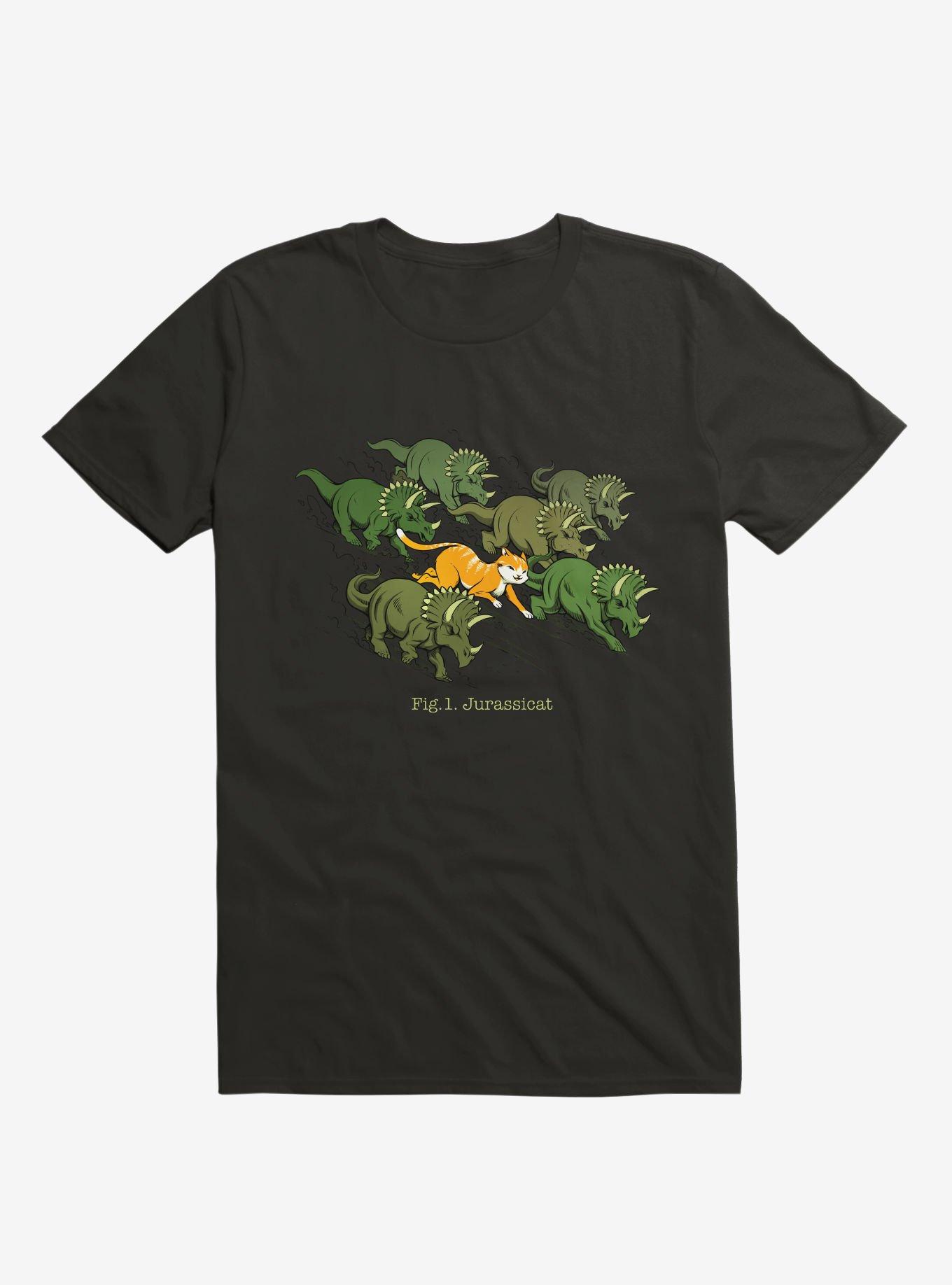 Jurassicats T-Shirt, BLACK, hi-res