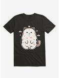 Love Cat Kisses T-Shirt, BLACK, hi-res