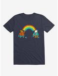 Love Is Love Rainbow Bear T-Shirt, NAVY, hi-res