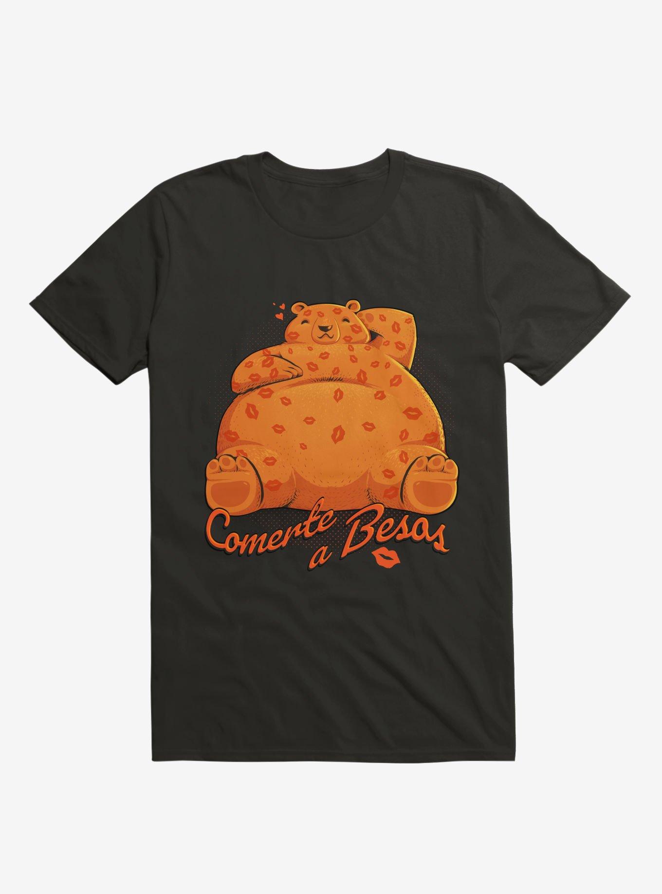 Quiero Comerte a Besos T-Shirt, BLACK, hi-res
