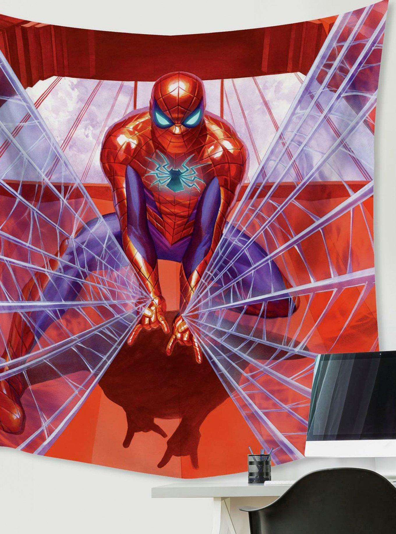 Marvel Alex Ross Spiderman Tapestry, , hi-res