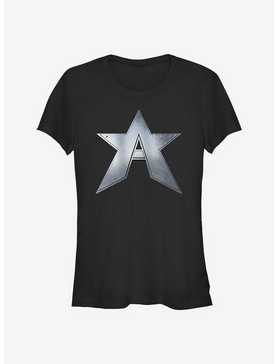 Marvel The Falcon And The Winter Soldier John Walker Captain Symbol Girls T-Shirt, , hi-res