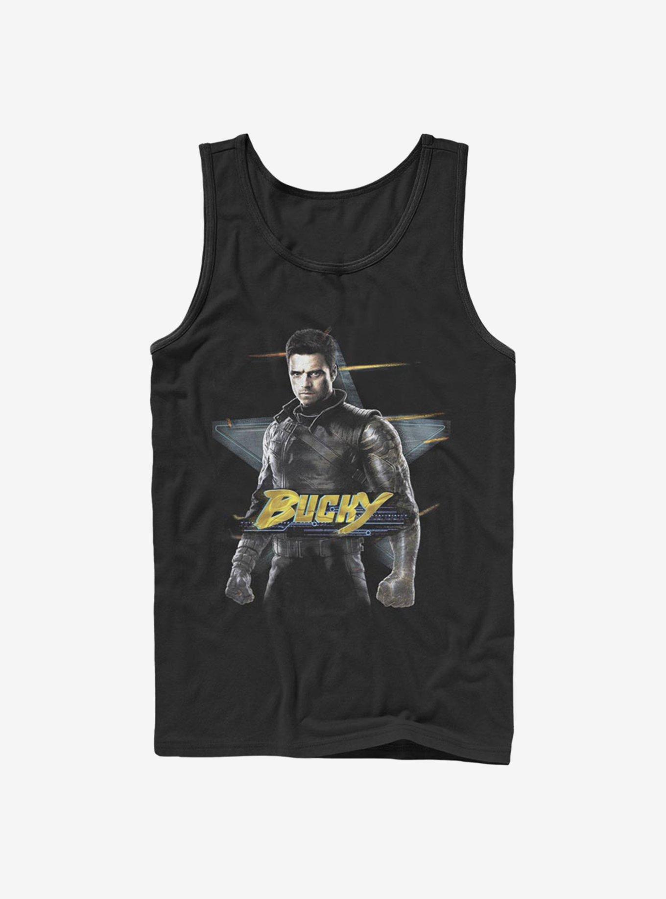 Marvel The Falcon And The Winter Soldier Bucky Tank, BLACK, hi-res