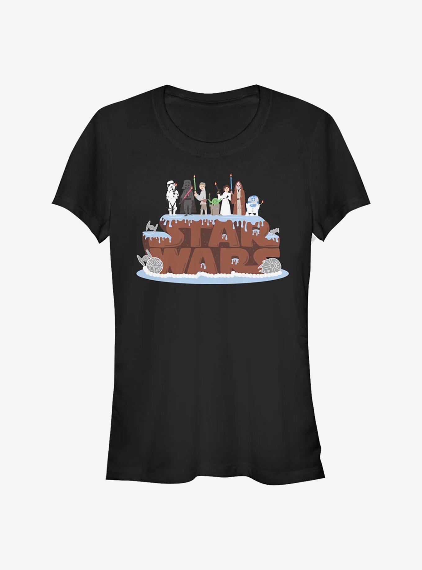 Star Wars Birthday Cake Girls T-Shirt, , hi-res
