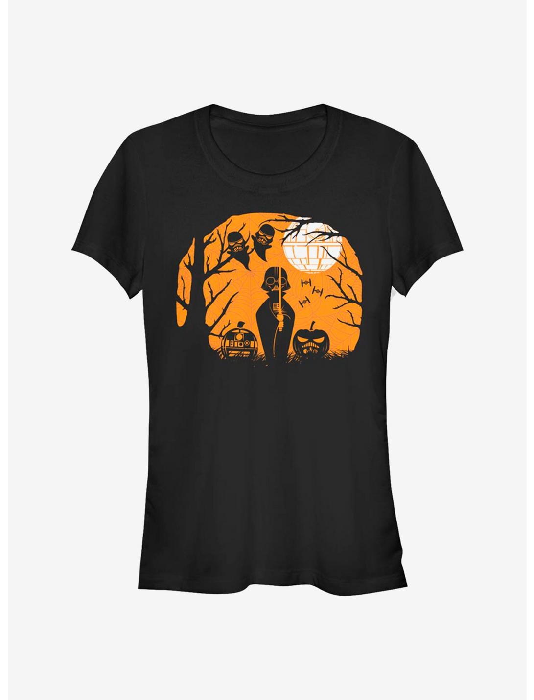 Star Wars Darth Spooky Girls T-Shirt, BLACK, hi-res