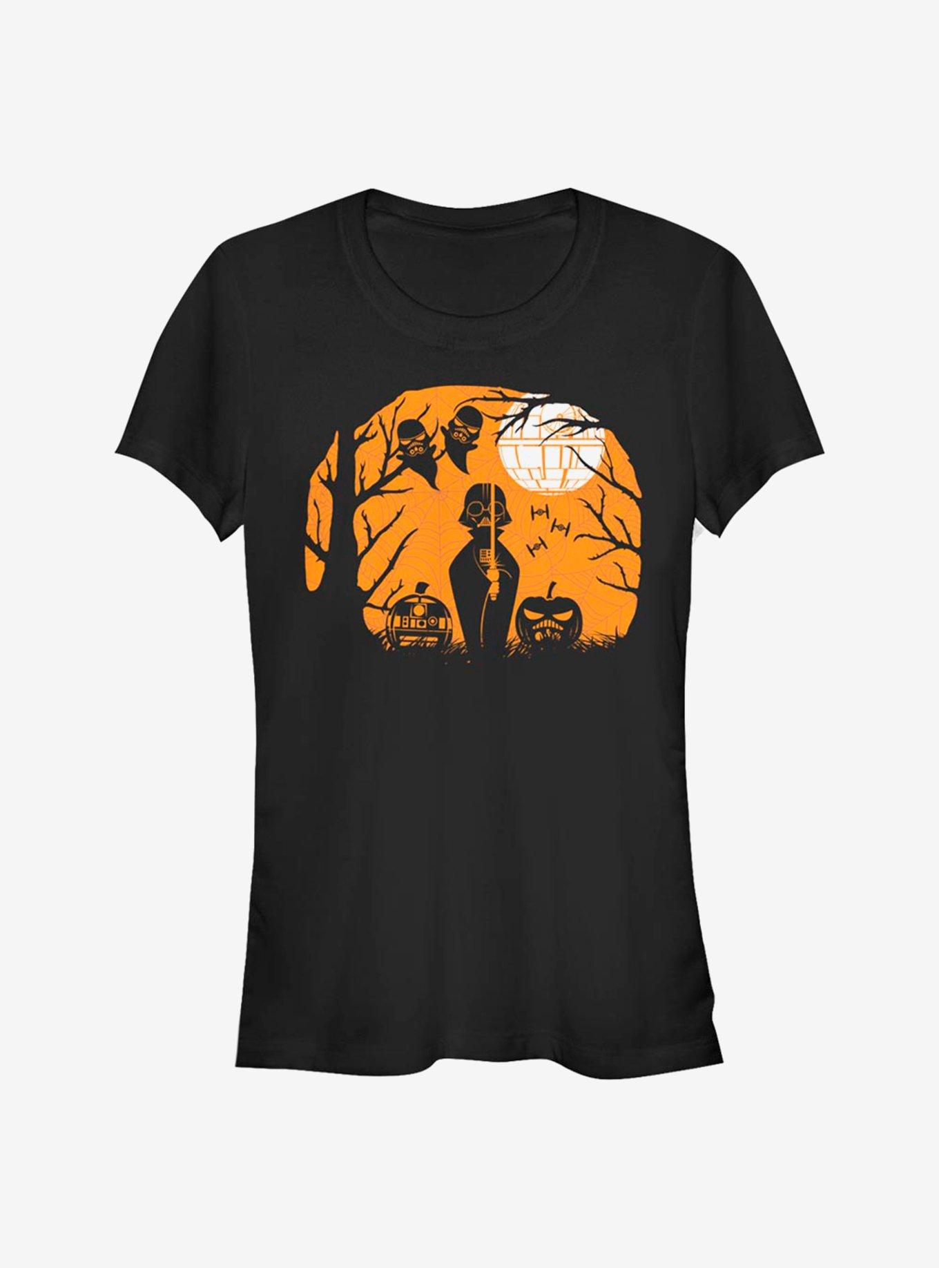 Star Wars Darth Spooky Girls T-Shirt, BLACK, hi-res