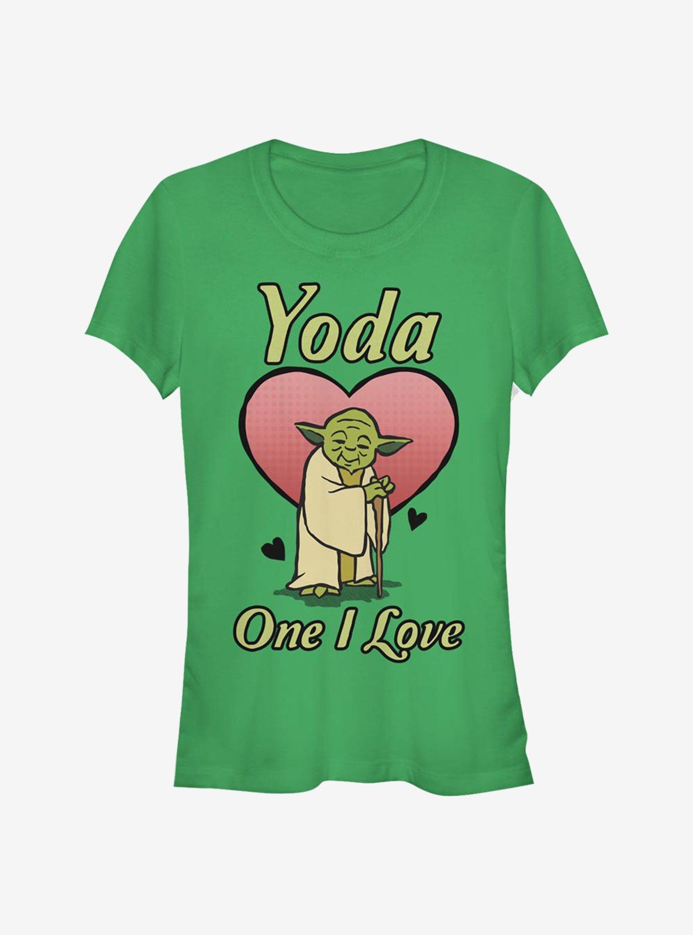 Star Wars Yoda One I Love Girls T-Shirt