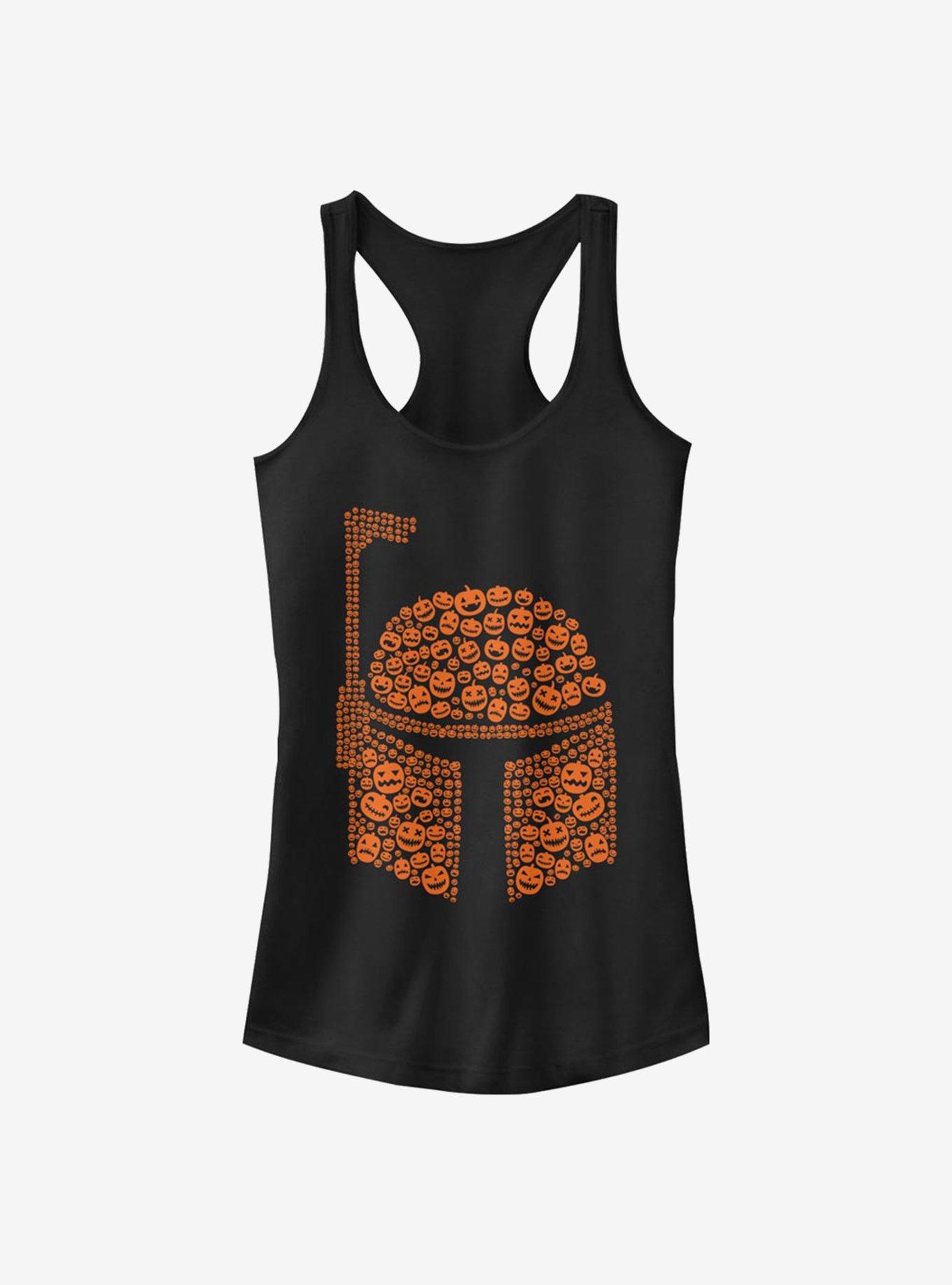 Star Wars Boba Pumpkins Girls Tank, BLACK, hi-res