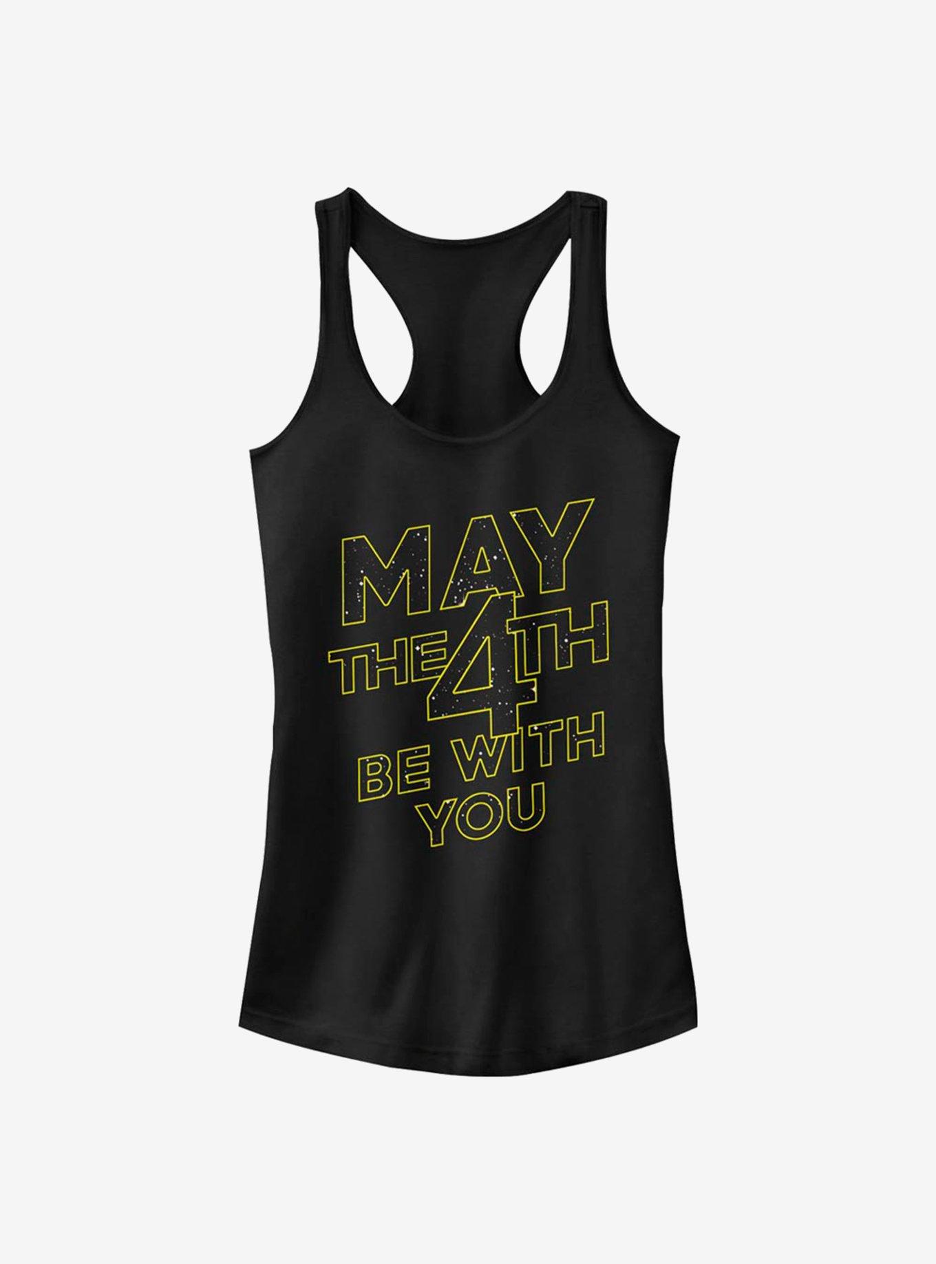 Star Wars May The 4th Be With You Logo Girls Tank