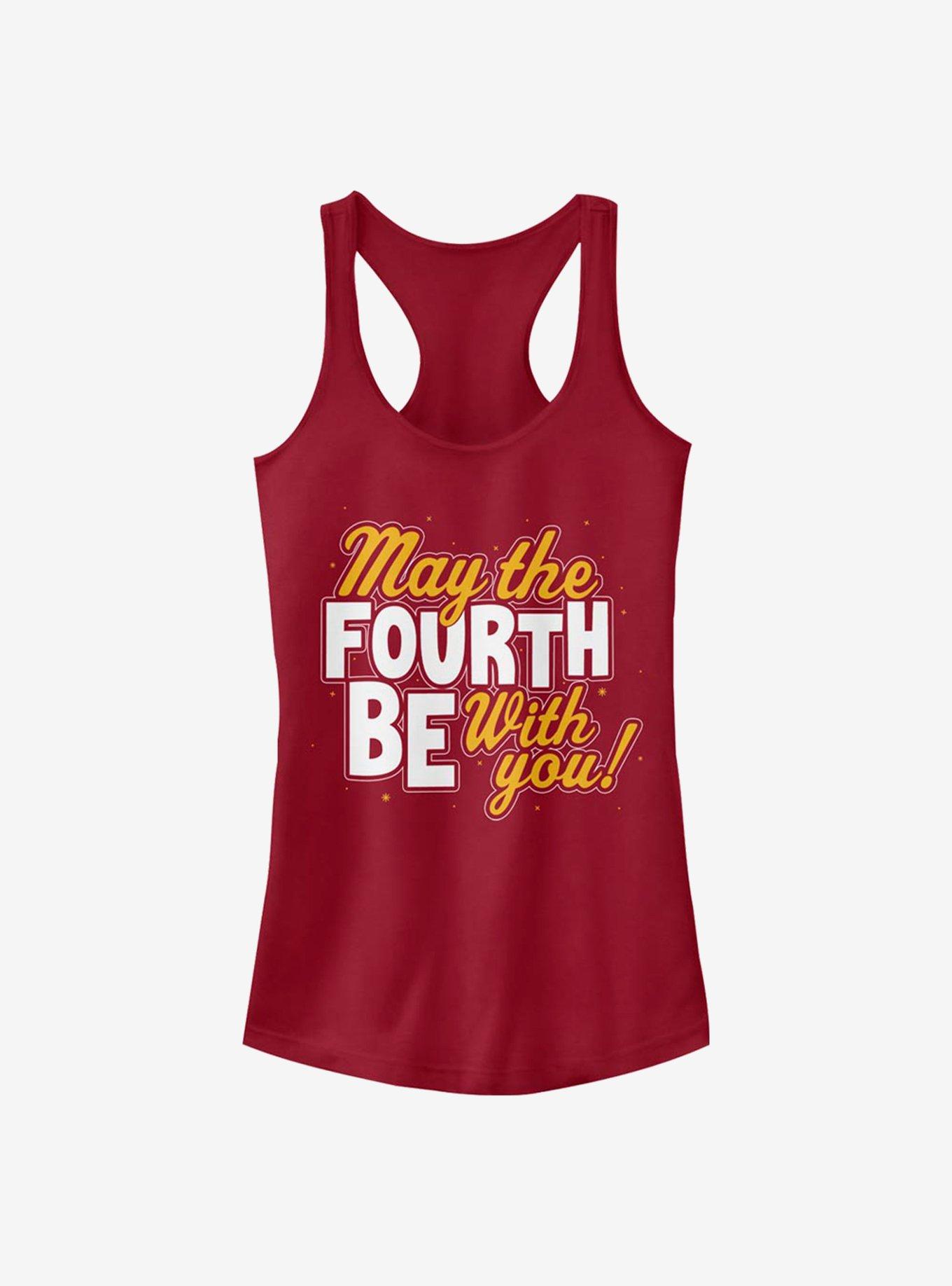 Star Wars May The Fourth Be With You Girls Tank, SCARLET, hi-res
