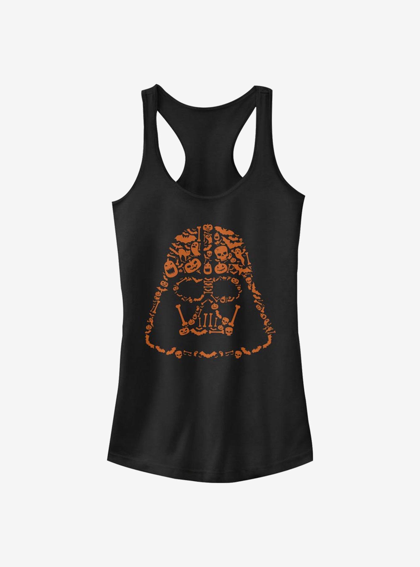 Star Wars Vader Halloween Icons Girls Tank, BLACK, hi-res