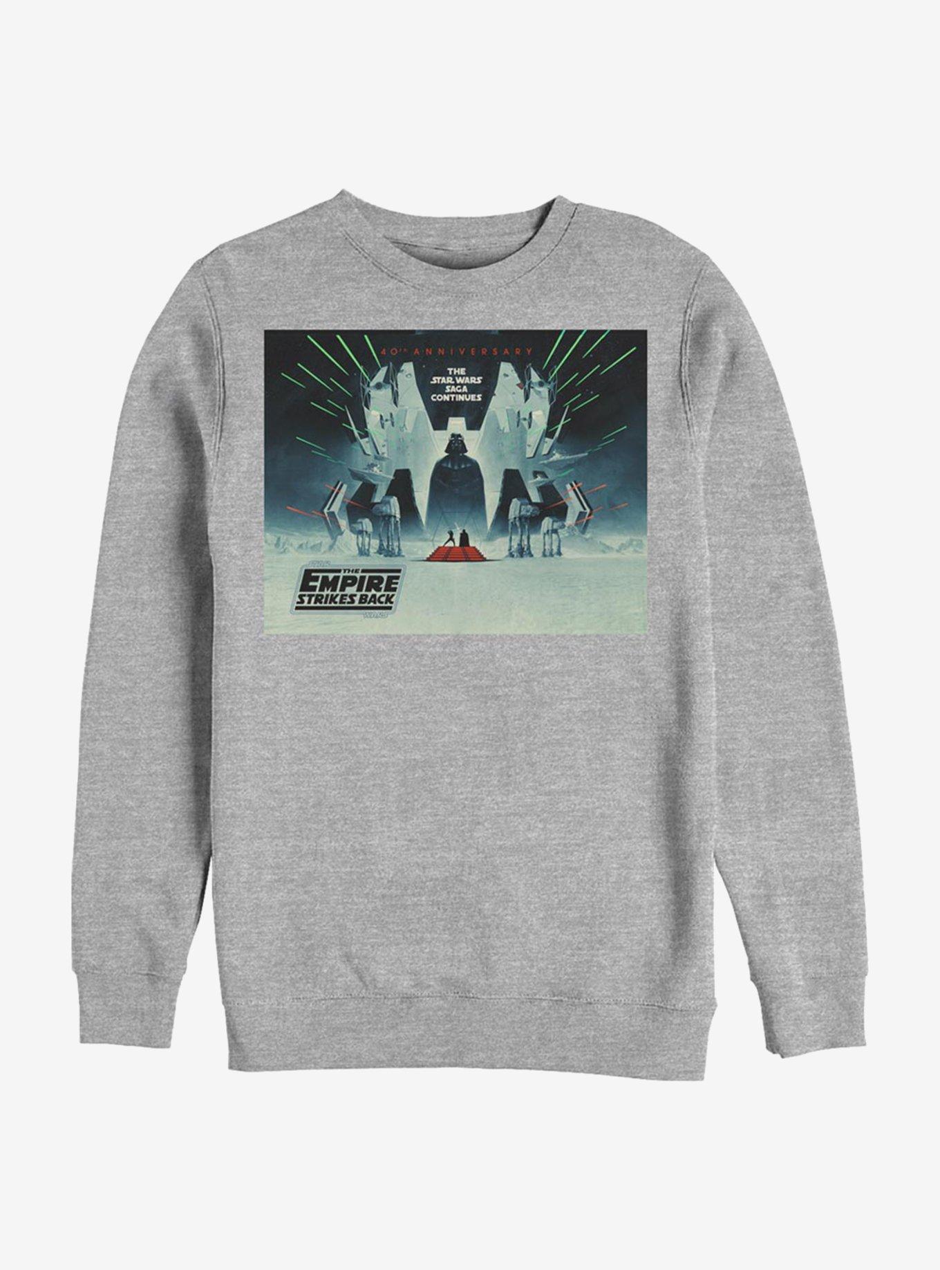 Star Wars Episode V The Empire Strikes Back 40th Anniversary Poster Sweatshirt