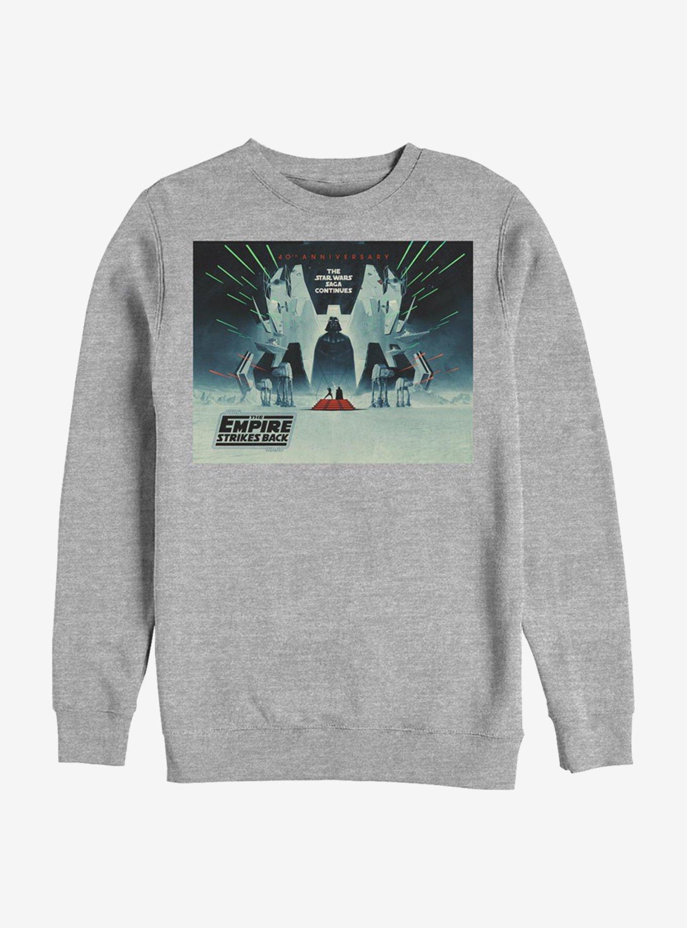 Star Wars Episode V The Empire Strikes Back 40th Anniversary Poster Sweatshirt, , hi-res