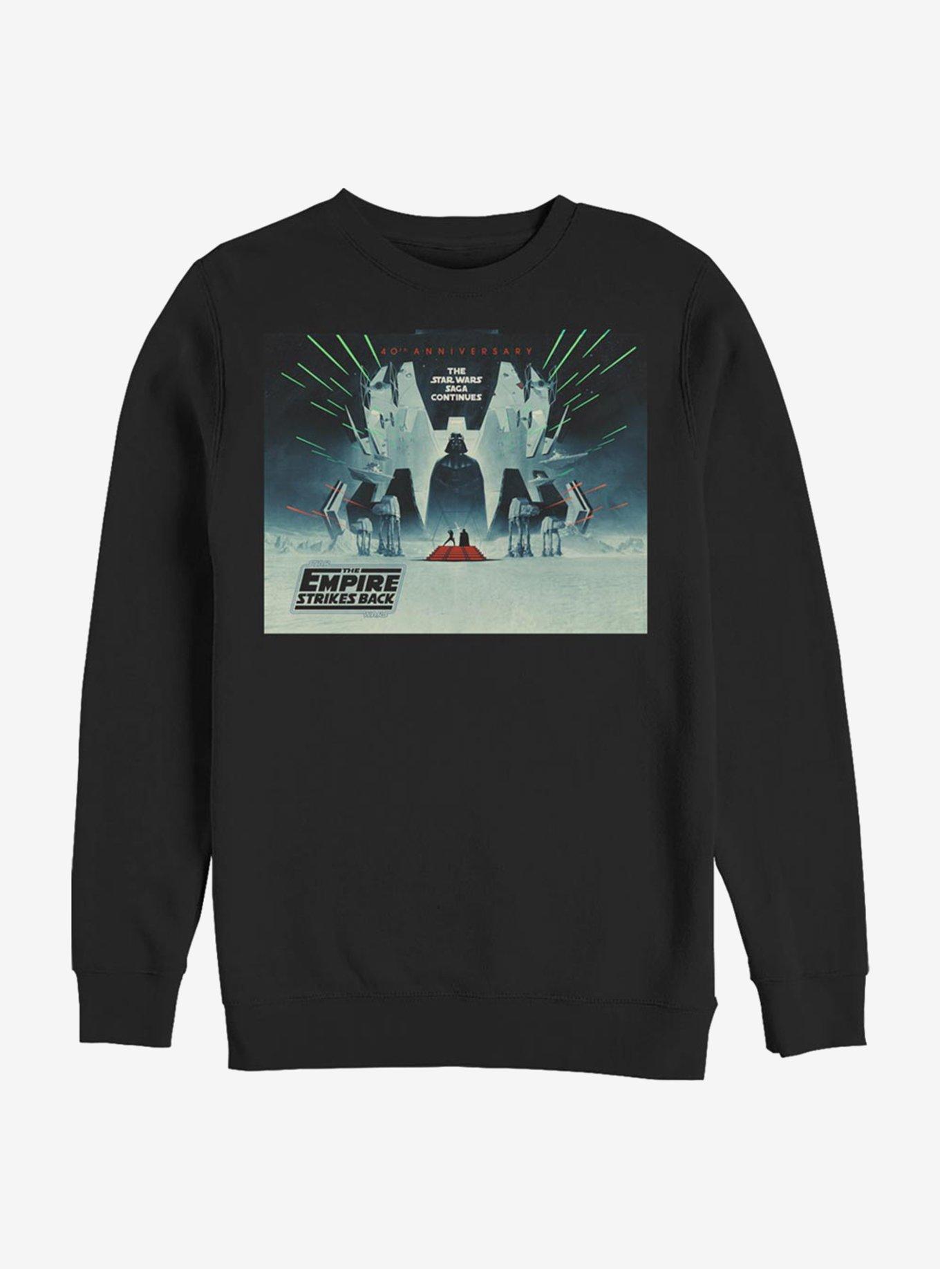 Star Wars Episode V The Empire Strikes Back 40th Anniversary Poster Sweatshirt, , hi-res