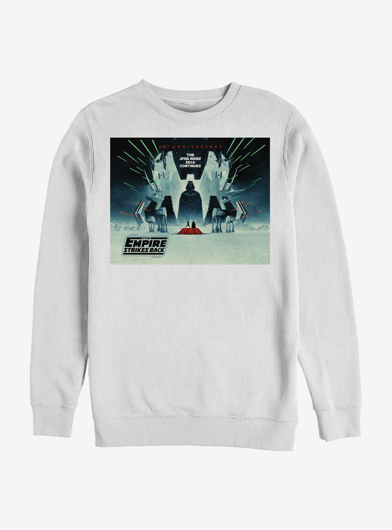 Star Wars Episode V The Empire Strikes Back 40th Anniversary Poster Sweatshirt, , hi-res