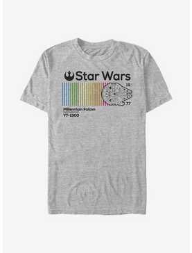 Star Wars Millennium Falcon Colored T-Shirt, , hi-res
