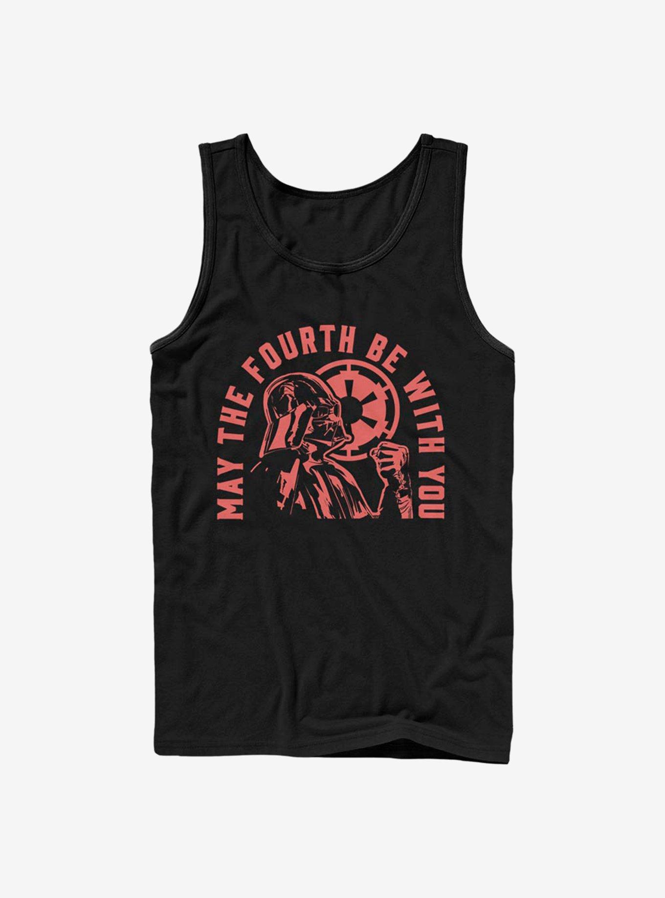 Star Wars Vader The Fourth Be With You Tank, BLACK, hi-res