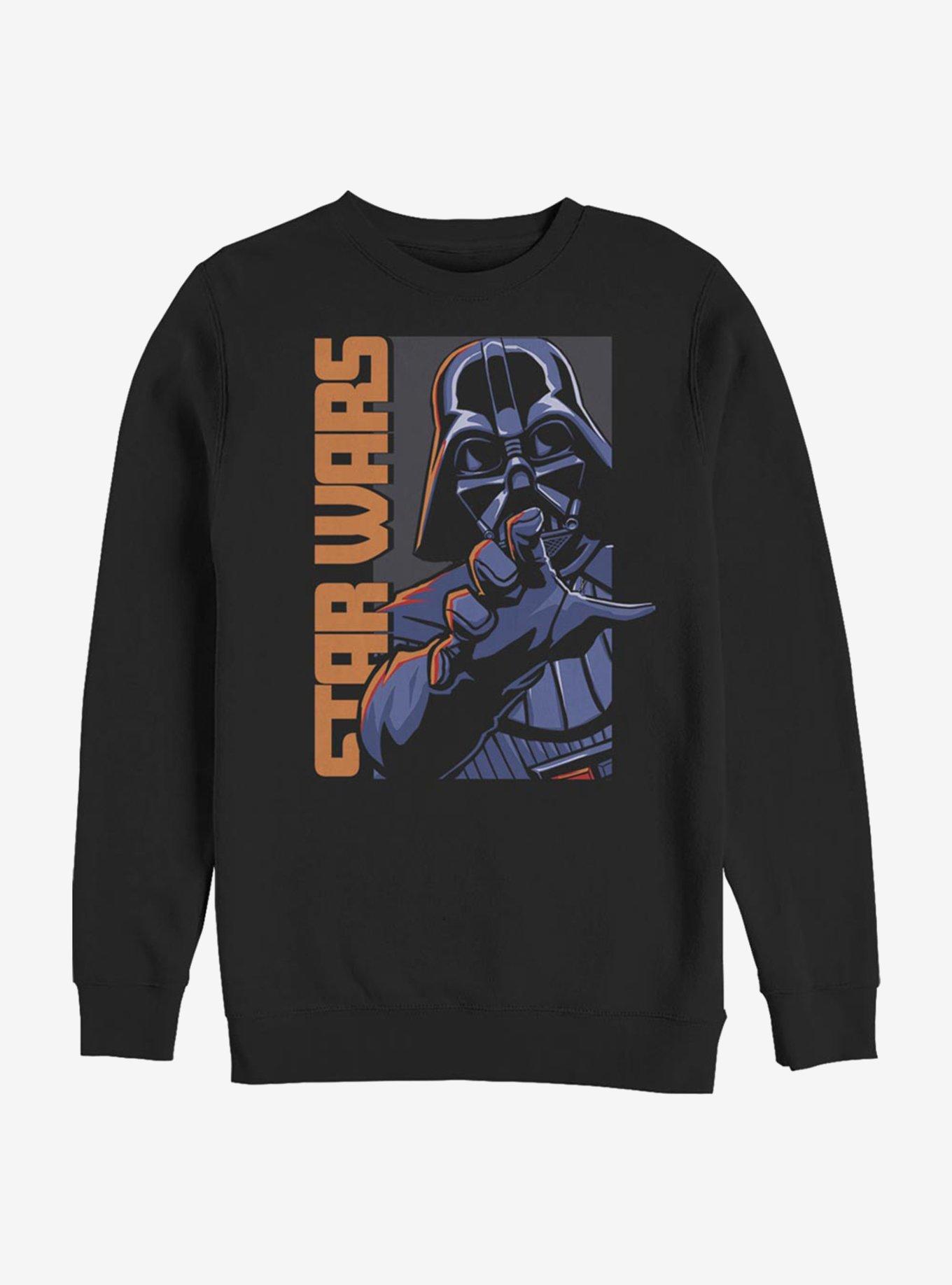 Star Wars Force Vader Choke Crew Sweatshirt, BLACK, hi-res