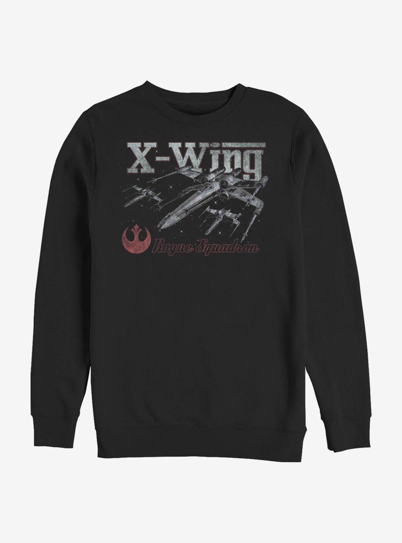 Star Wars Rogue Squadron Crew Sweatshirt, BLACK, hi-res