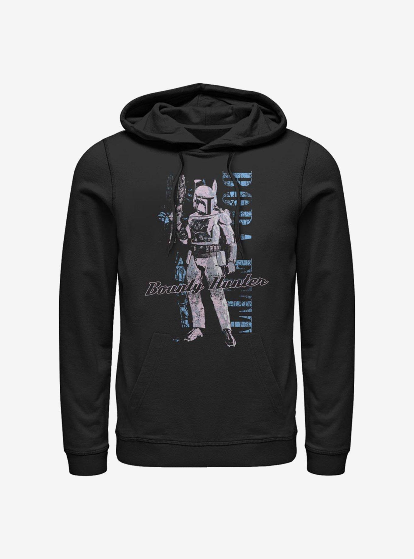 Star Wars Distressed Boba Hoodie, BLACK, hi-res