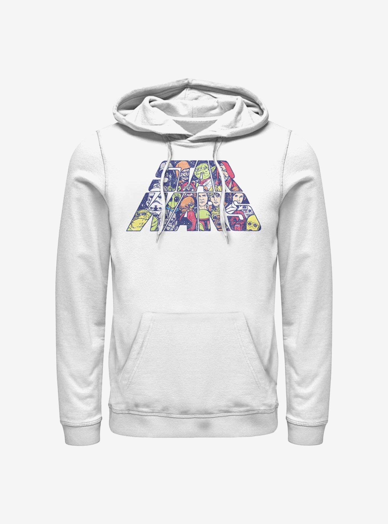 Star Wars Slant Characters Logo Hoodie, , hi-res