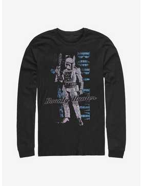 Star Wars Distressed Boba Long-Sleeve T-Shirt, , hi-res