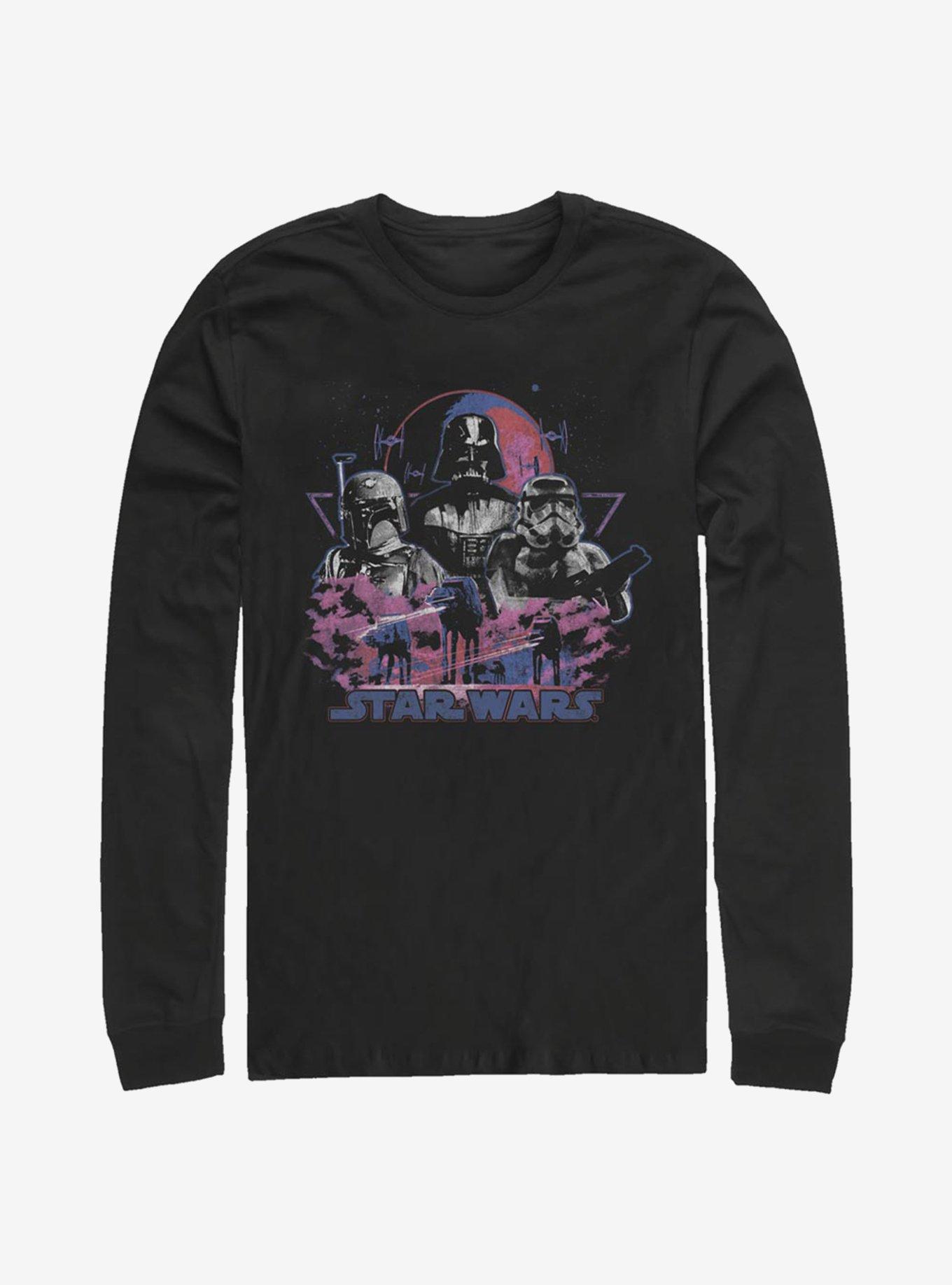 Star Wars Empire Strikes Vintage Long-Sleeve T-Shirt, BLACK, hi-res