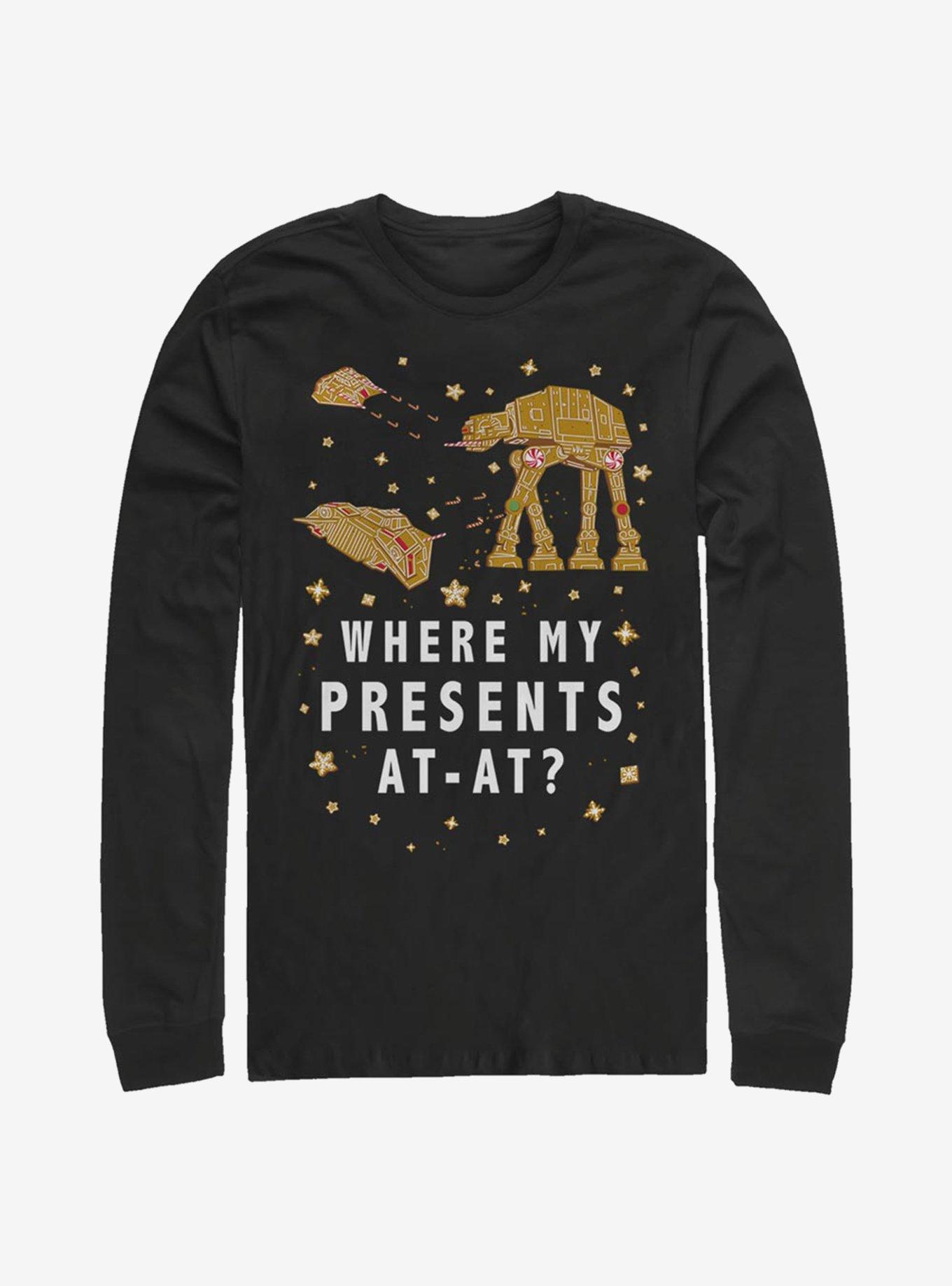 Star Wars Gingerbread At-At Long-Sleeve T-Shirt, , hi-res