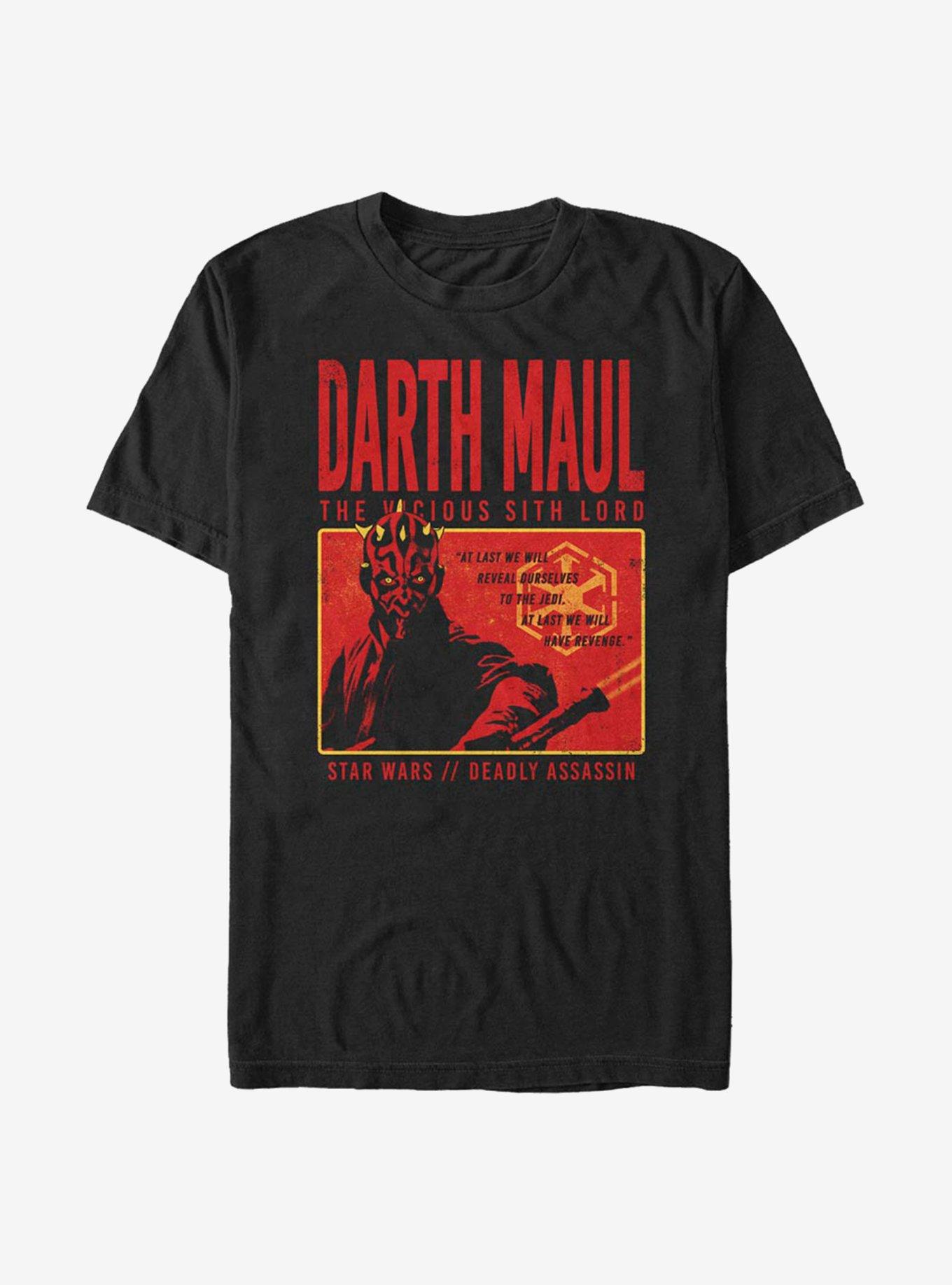 Hot Topic Star Wars Maul Horror Box T-Shirt