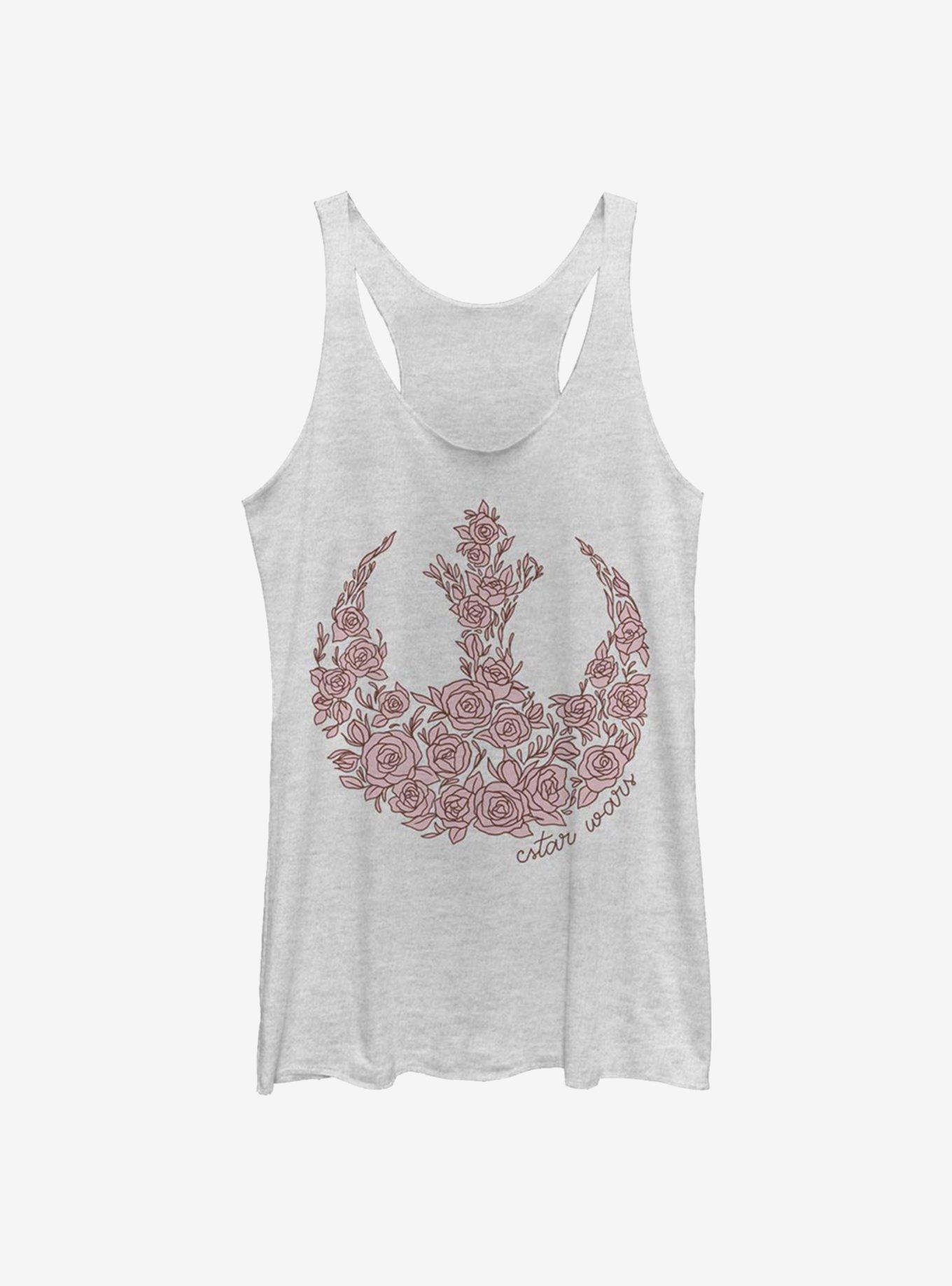 Star Wars Rose Rebel Girls Tank, WHITE HTR, hi-res