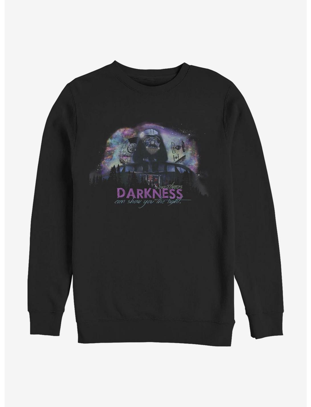 Star Wars Darkness Cosmic Dust Crew Sweatshirt, BLACK, hi-res