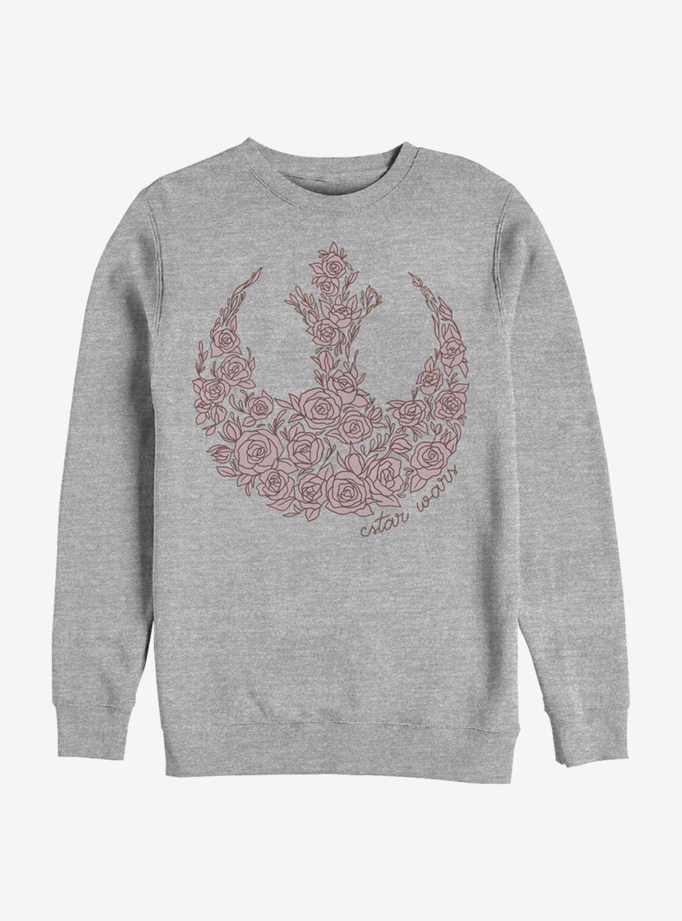 Star Wars Rose Rebel Crew Sweatshirt, , hi-res