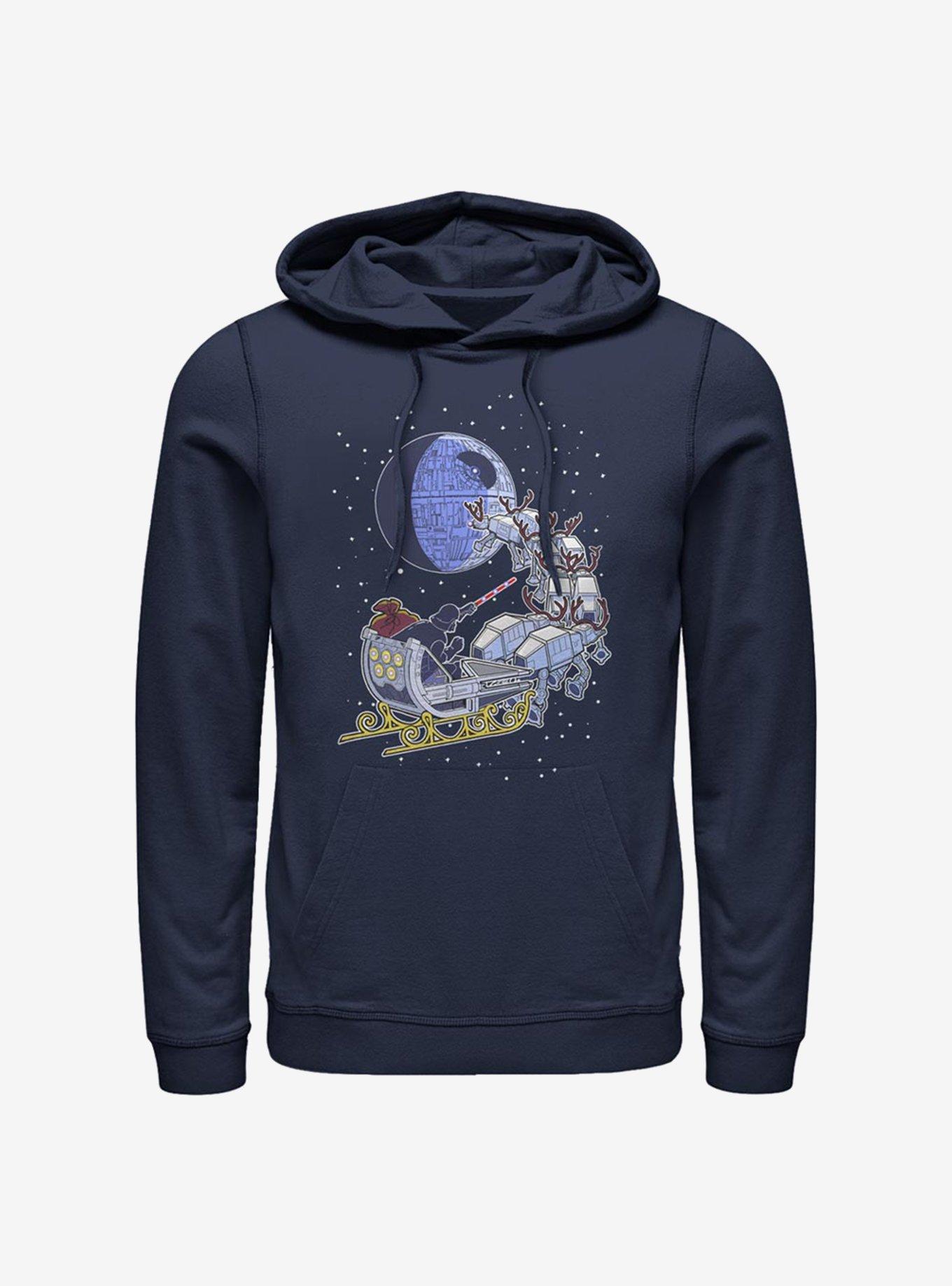 Star Wars Vader Sleigh Hoodie, NAVY, hi-res